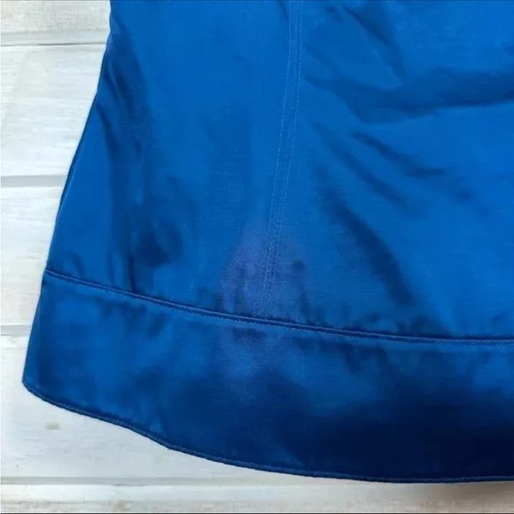 Vera Wang Lavender Label Zip Back Beaded Collar Shell - size 8 - Picture 2 of 8